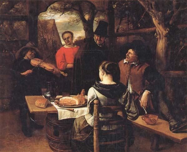 Jan Steen The Meal Spain oil painting art